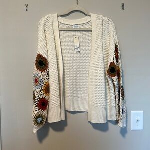Floral Crochet Cardigan